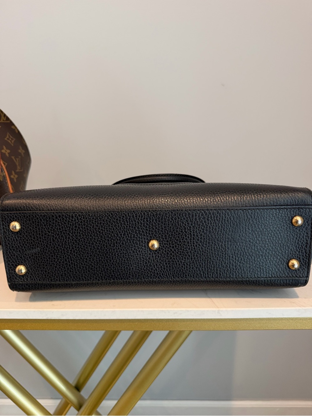 Authentic Gucci Soho Black Leather Top Handle Satchel - Picture 13 of 14